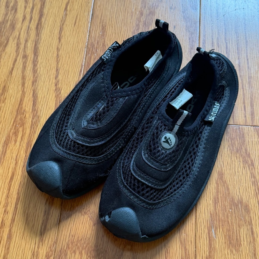 Cudas Juniors 13 Black Water Shoes with Slip-On Design